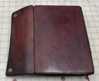 Remodified cover with new flap and snaps