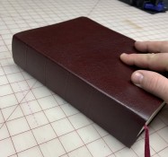 Two books combined in new goat hide cover