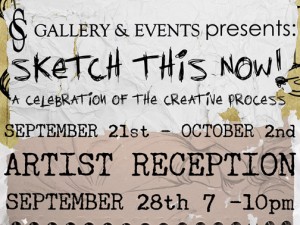 Sketch This Now! Artist Reception @ CS Gallery & Events | Columbus | Ohio | United States